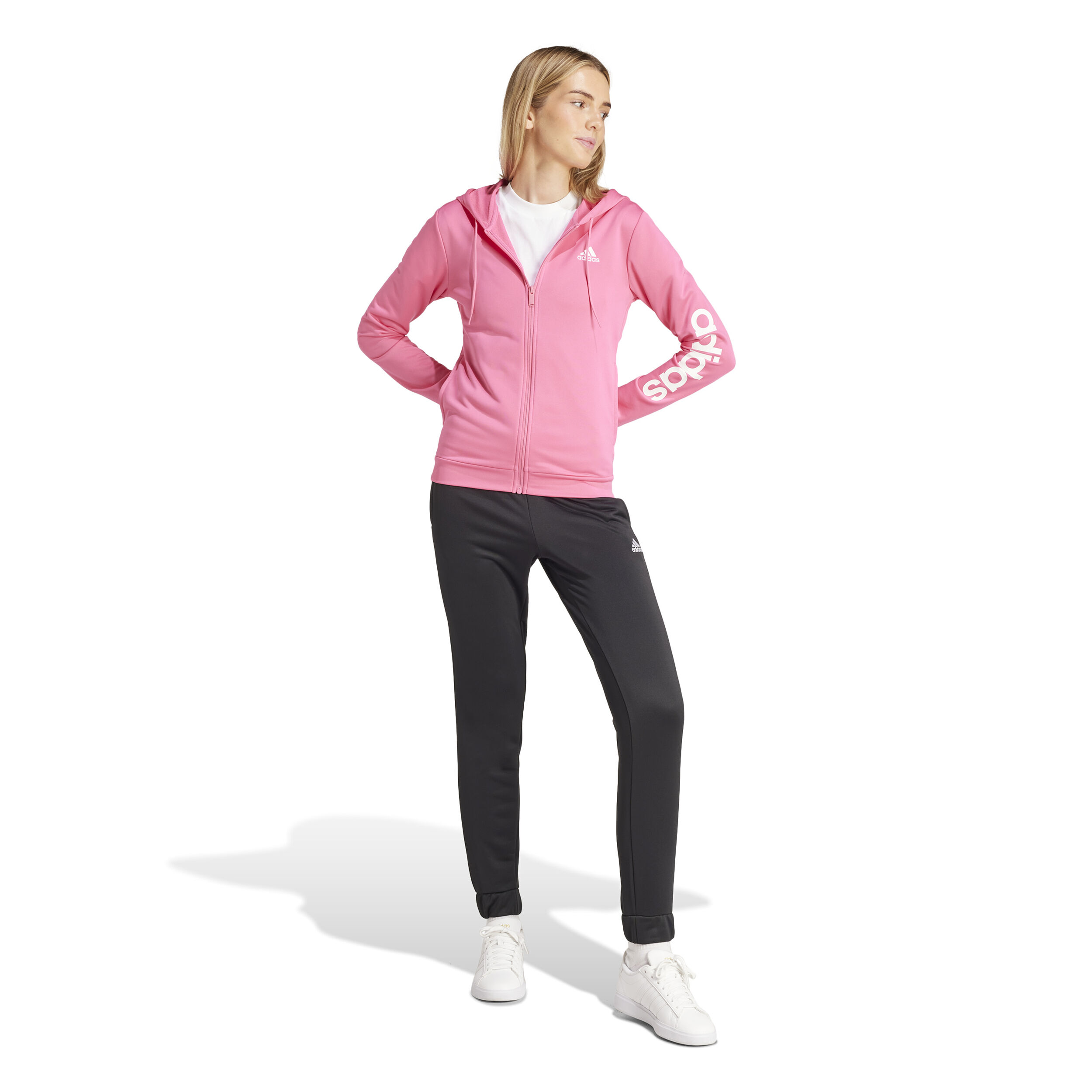 Buy adidas Linear Trainingspak Dames Paars Zwart online Tennis Point NL