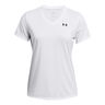 Tech Solid T-shirt Dames-wit