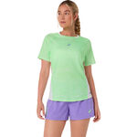 ASICS Kleding ASICS  Court T-shirt Dames - limoen, cr&egrave;me