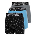 Nike Boxershort Nike Essential Cotton Stretch Boxer Brief Boxershort - Verpakking 3 stuks Heren-zwart, grijs