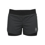 Odlo Kleding Odlo Zeroweight 3inch 2in1 Hardloopshorts Dames-Zwart