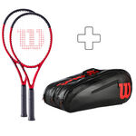 Wilson Racketpakket Wilson Clash 100 V2.0 Tourracket