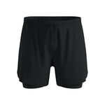 Odlo Hardloopshorts Odlo Zeroweight 5in 2in1 Hardloopshorts Heren-zwart