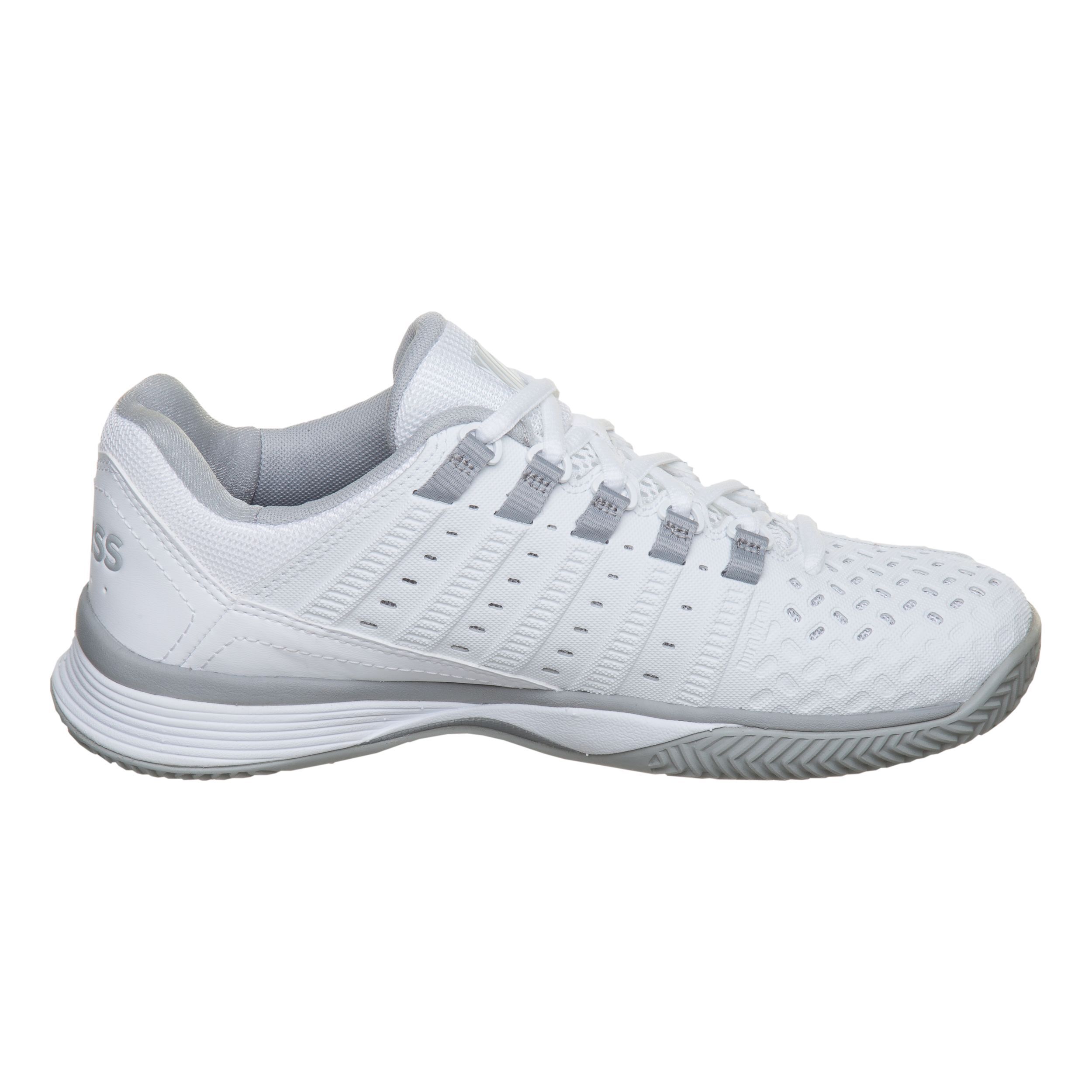 Buy K Swiss Hypermatch HB Gravelschoen Dames Wit Grijs online