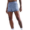 Swift 2in1 Hardloopshorts Dames - blaugrau, zilver