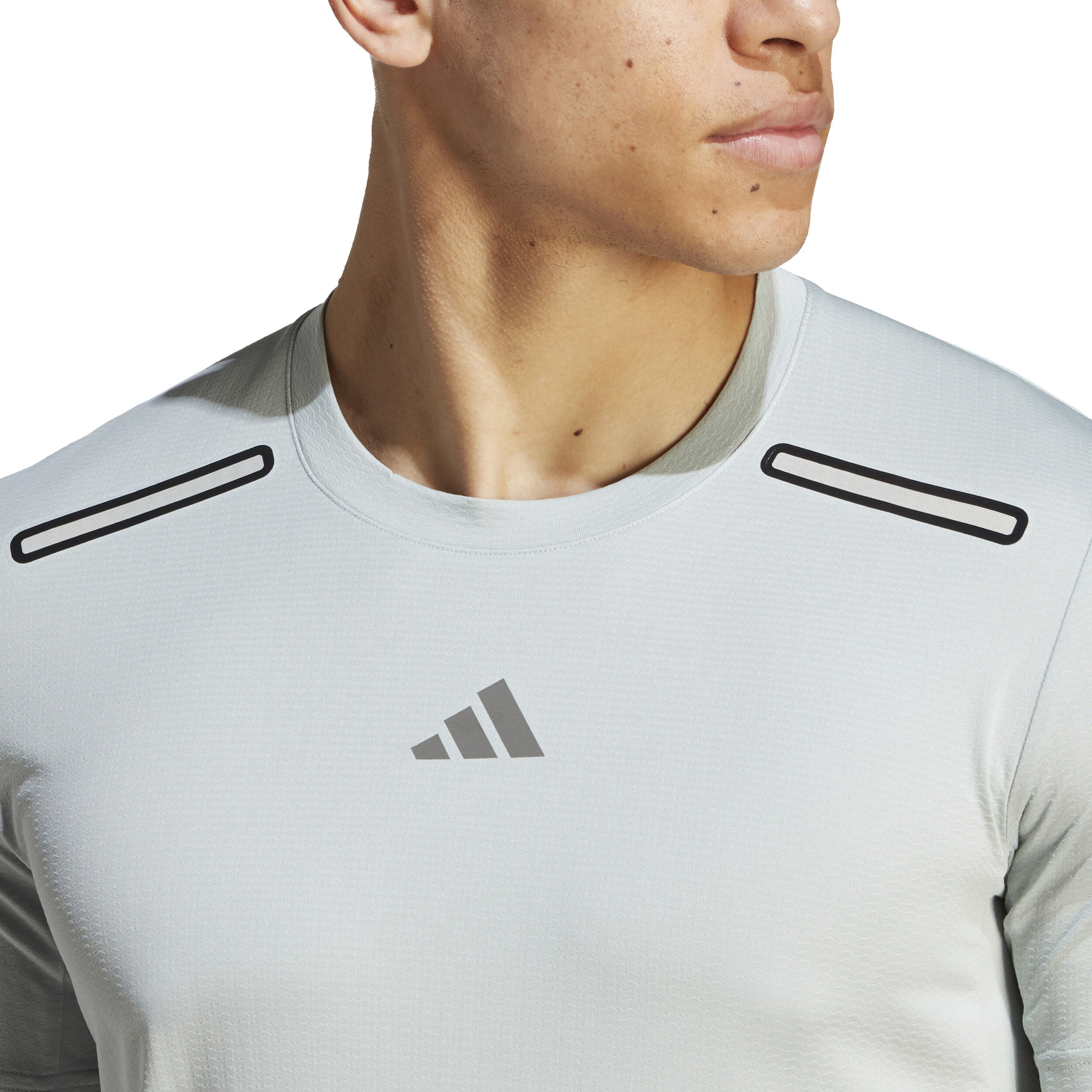 Adidas shirt heren grijs clearance