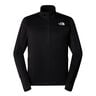 Winter Warm Pro 1/4 Zip Hardloopshirt Heren-Zwart