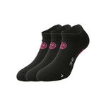 BIDI BADU Kleding BIDI BADU Karli Tech No-Show Sportsokken Verpakking 3 Stuks-Zwart,Pink