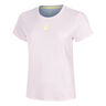 Mind Spin T-shirt Dames-Mauve,Geel