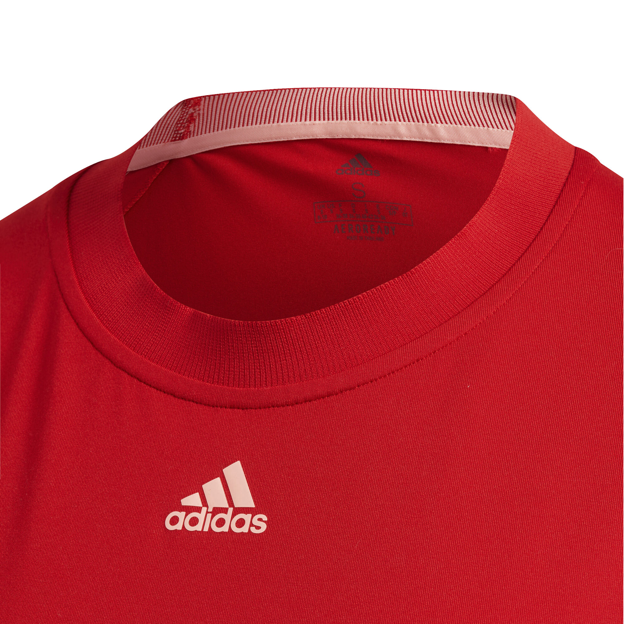 Adidas tee shirt rouge top