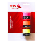 MSV Overgrips MSV Cyber Wet Verpakking 3 Stuks-Neongeel,Neonoranje