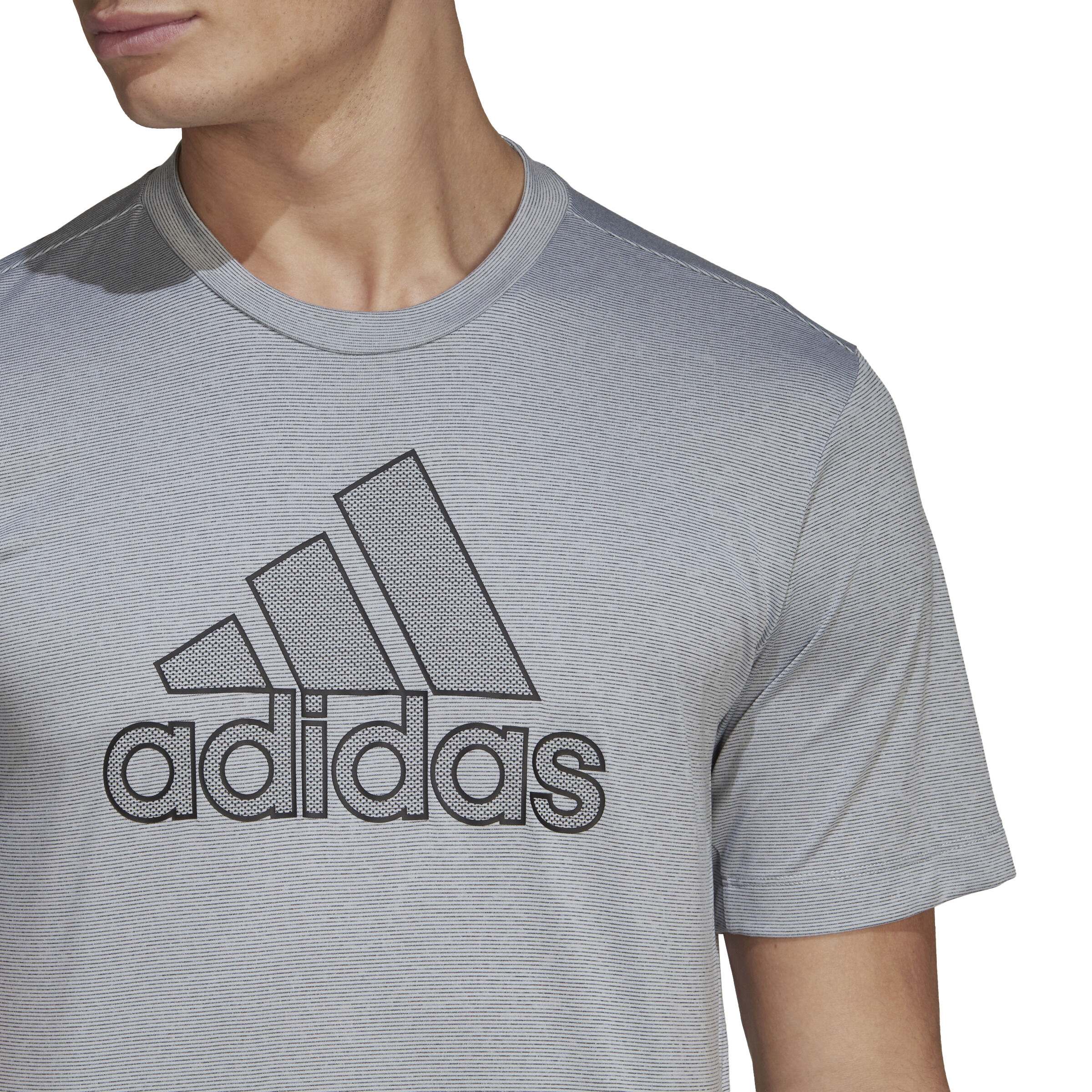 Adidas shirt heren zilver clearance