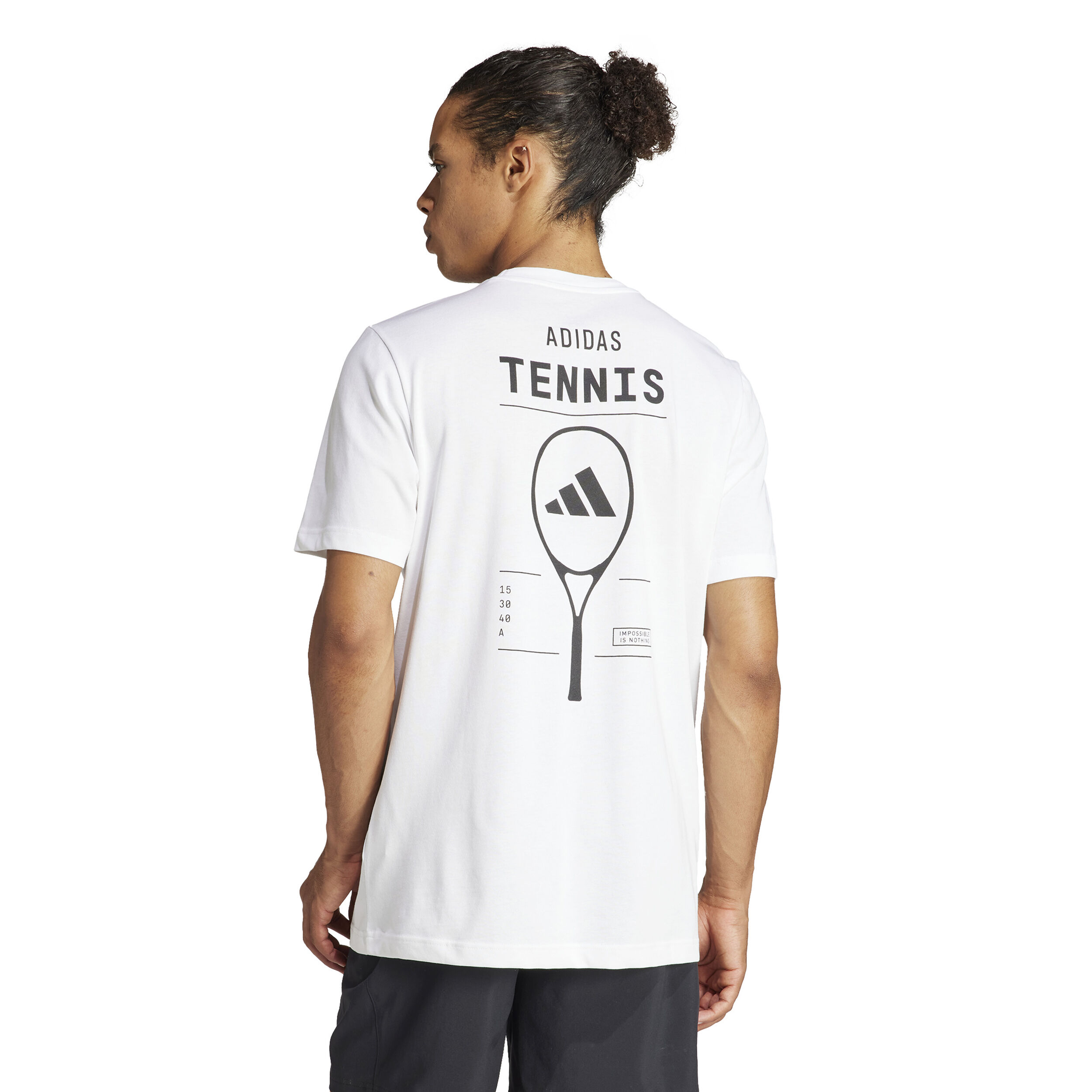Buy adidas T shirt Heren Wit Zwart online Tennis Point NL