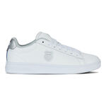 K-Swiss Schoenen K-Swiss Court Shield II Vrijtijdsschoen Dames-Wit,Zilver