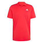 adidas Kleding adidas  Club Polo Heren - rood, wit