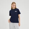 Soffio T-shirt Dames-Donkerblauw,Wit