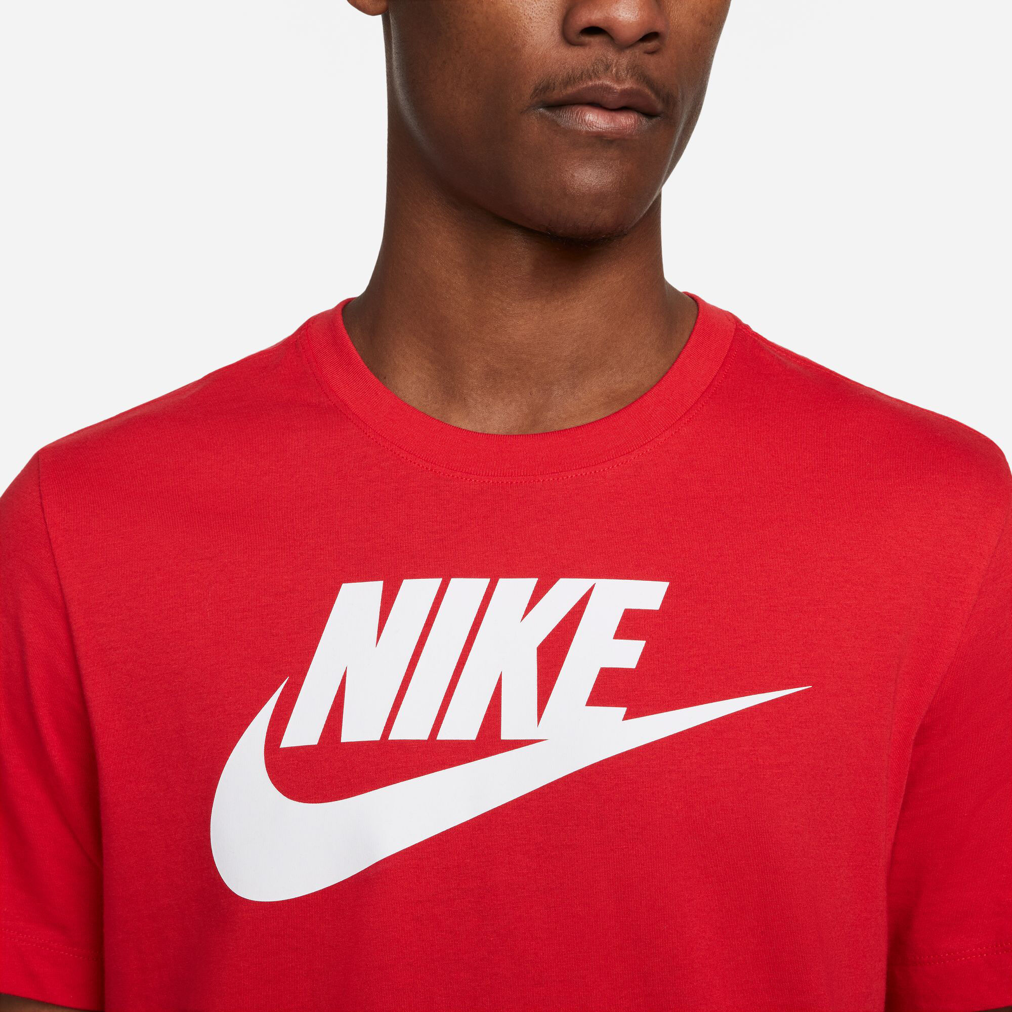 White blue and outlet red nike shirt