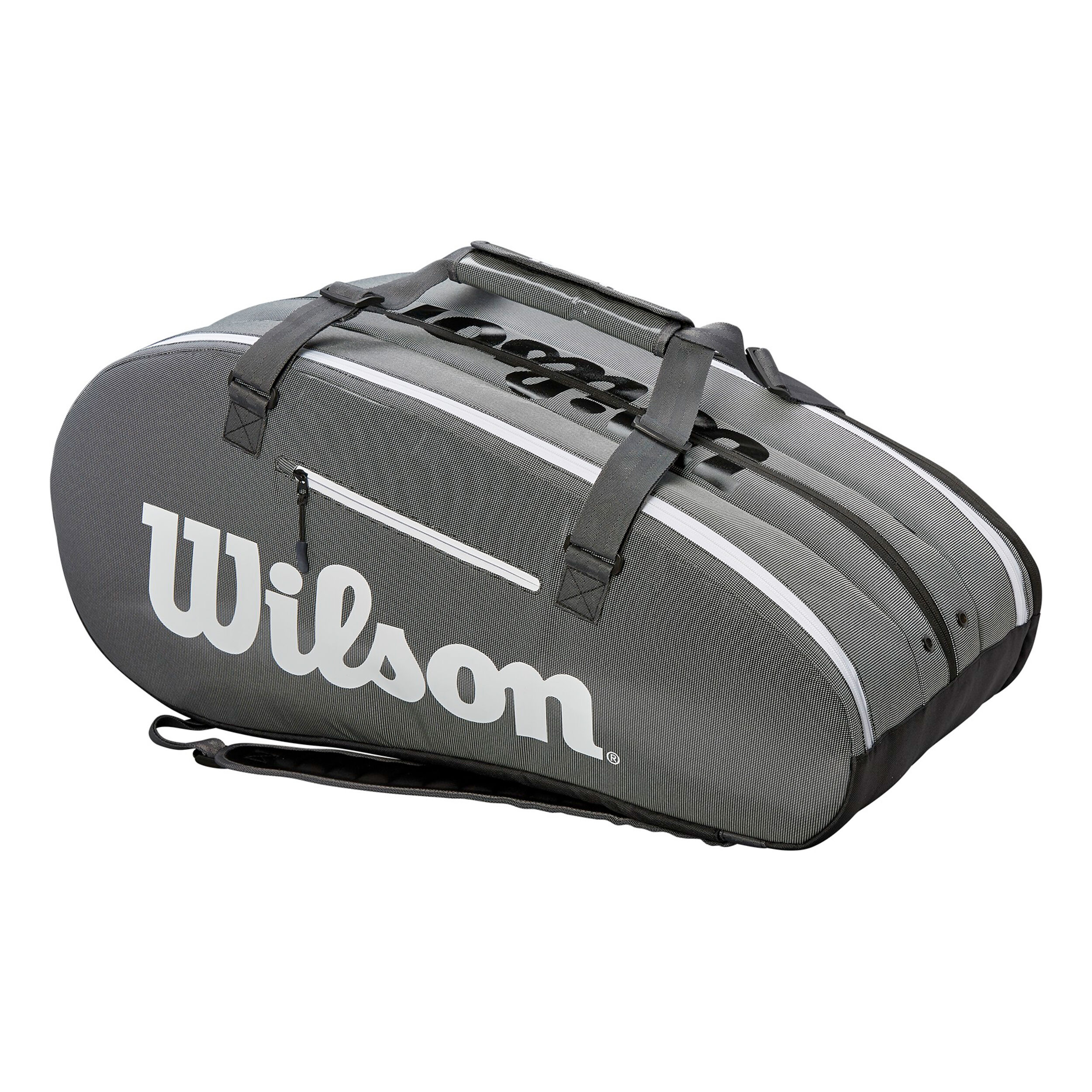 Buy Wilson Super Tour 3 Comp Rackettas Grijs Wit online Tennis Point NL