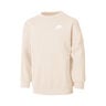Club Fleece Oversized Crew Sweatshirt Meisjes-Beige,Wit
