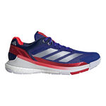 adidas Padel schoenen adidas Crazyquick Boost Padel Schoen Heren-Blauw,Zilver