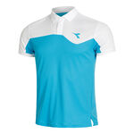 Diadora Kleding Diadora Court Polo Heren-Blauw,Wit