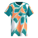 BIDI BADU Kleding BIDI BADU Melbourne 2025 V-Neck T-shirt Heren-Petrolblauw,Oranje