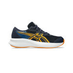 ASICS Neutrale schoen ASICS Patriot 14 GS Neutrale schoen Kinderen-donkerblauw, geel
