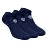No Party No Show Move Tennissokken Verpakking 3 Stuks-Donkerblauw,Wit