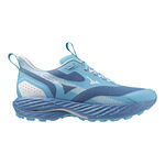 Mizuno Hardloopschoenen Mizuno Wave Rider TT 2 Trailschoen Dames-Turkoois,Wit