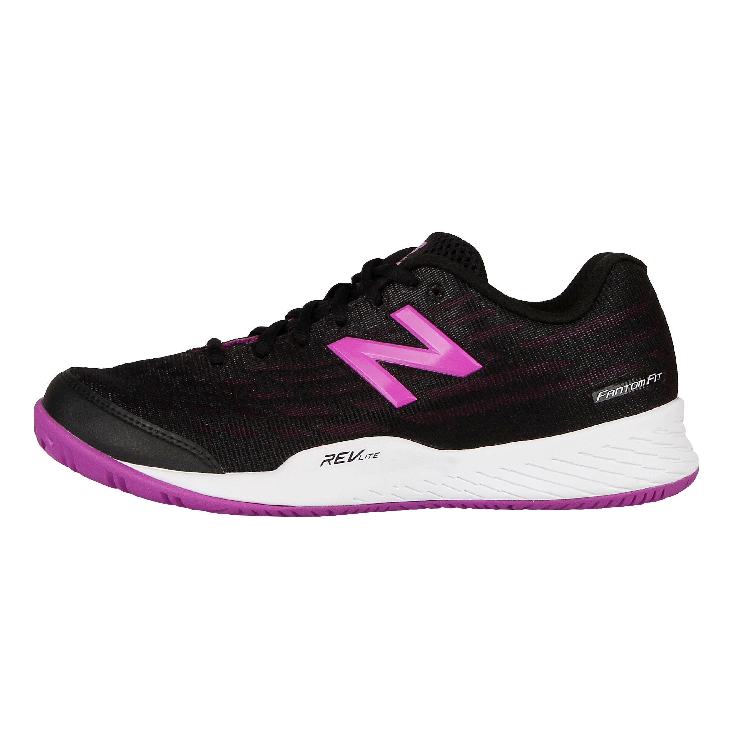 896 V2 Allcourt Schoen Dames Zwart Paars