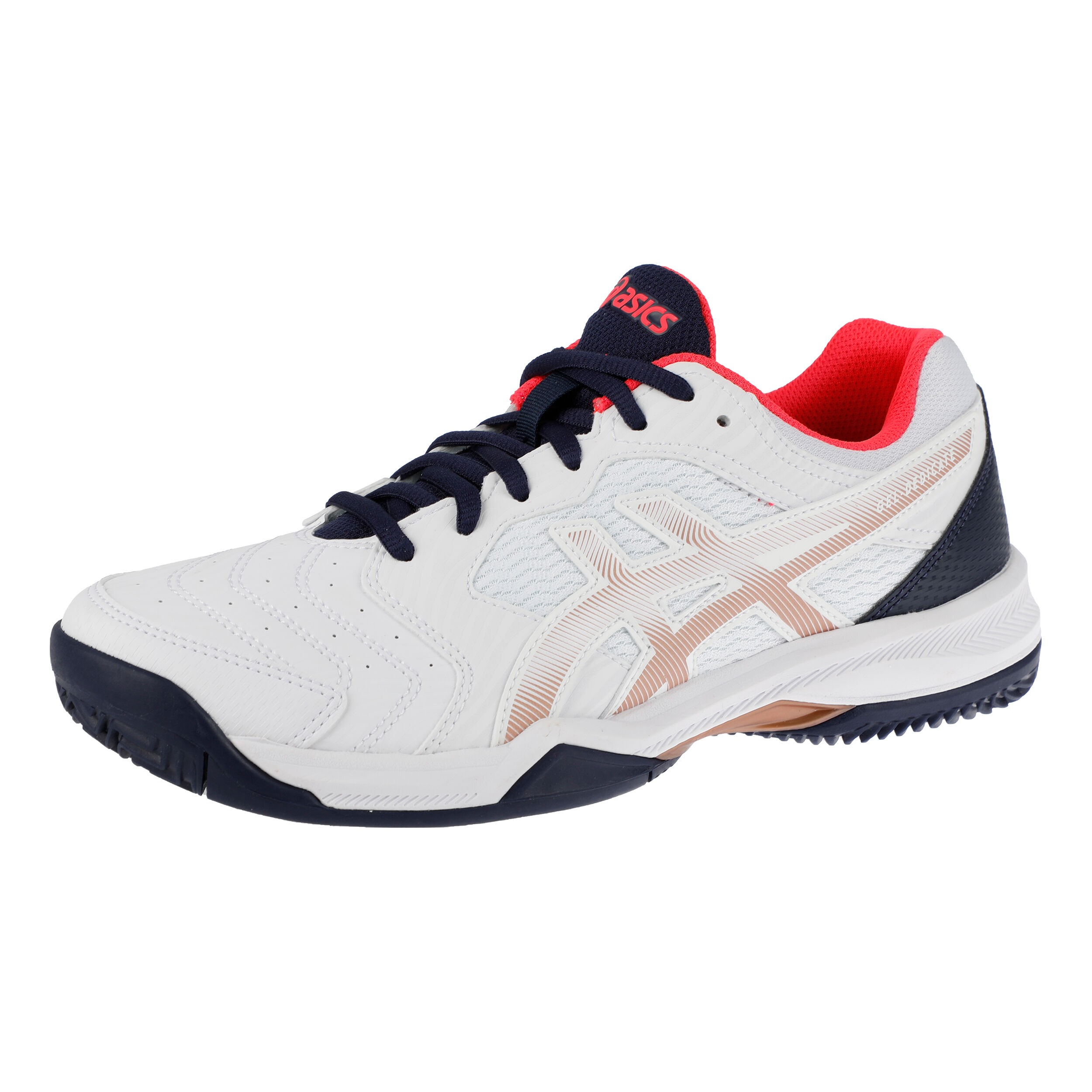 Buy ASICS Gel Dedicate 6 Clay Gravelschoen Dames Wit Donkerblauw