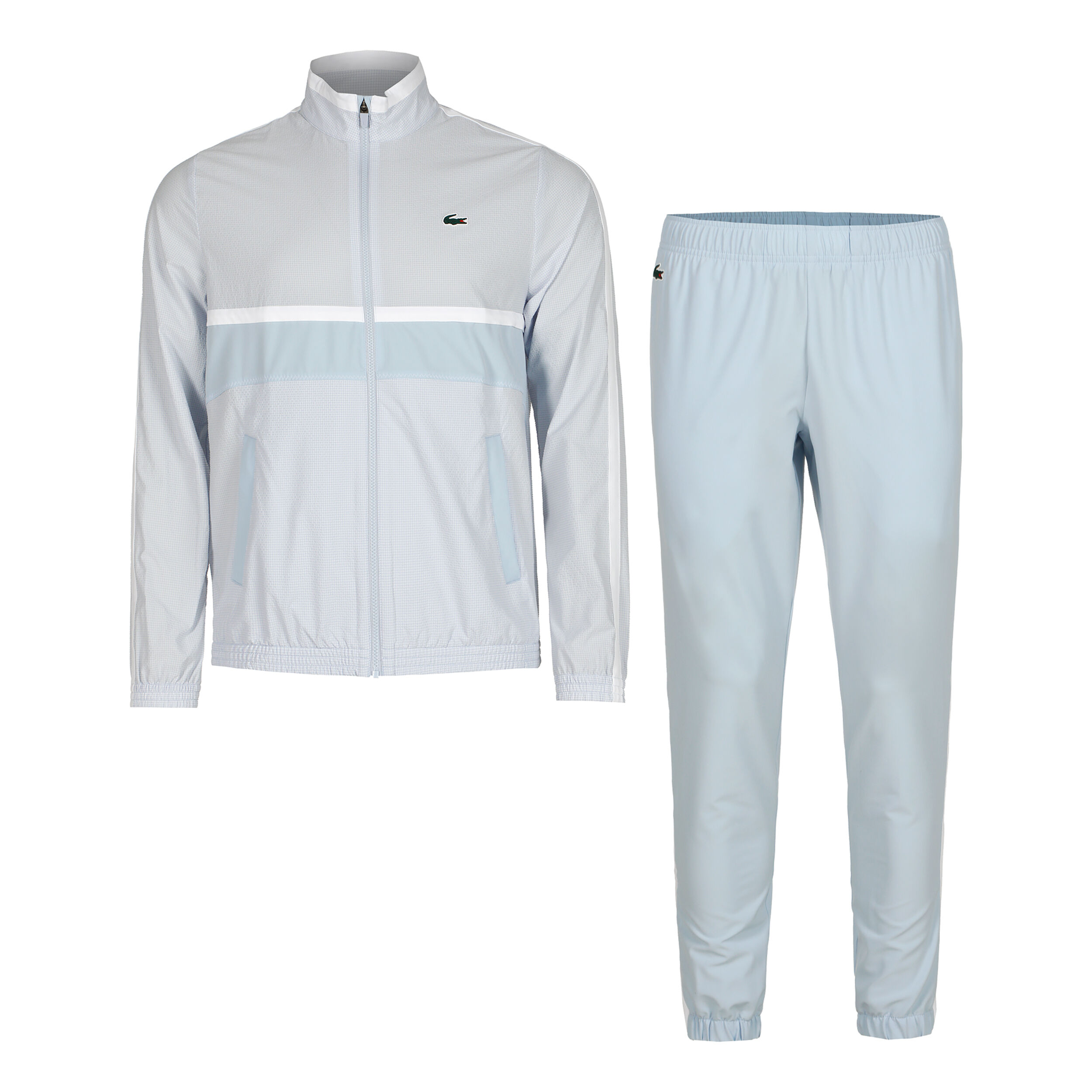 Buy Lacoste Trainingspak Heren Lichtblauw Wit online Tennis Point NL