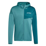 adidas Kleding adidas Terrex XPR Light Fleece Hardloopjas Heren-Donkergroen,Groen