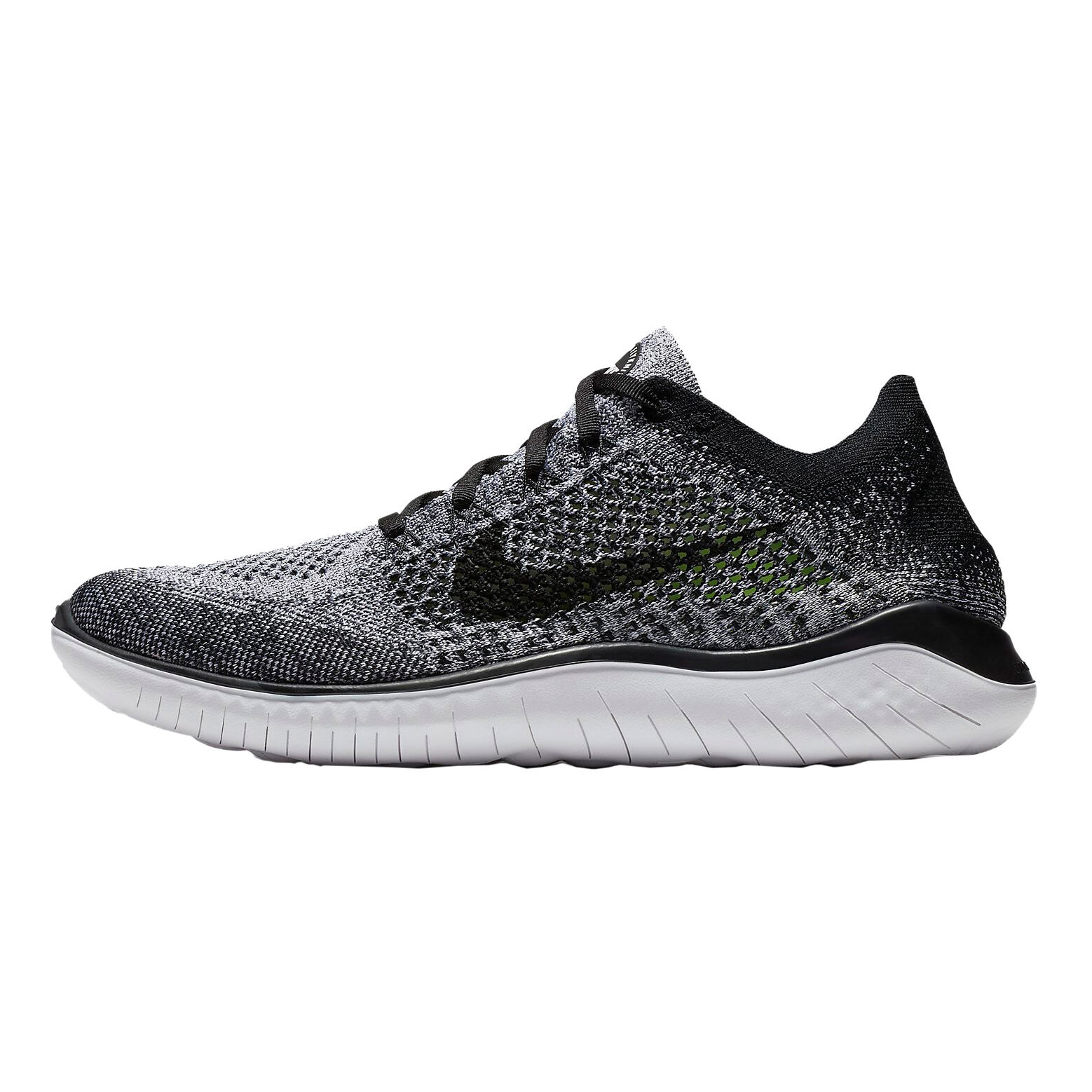 Buy Nike Free Run Flyknit 2018 Fitnessschoen Heren Wit Zwart online Tennis Point NL
