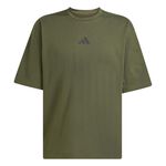 adidas Kleding adidas Oversize T-shirt Heren-donkergroen