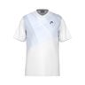 Topspin T-shirt Jongens-Wit,Donkerblauw