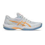 ASICS Padel schoenen ASICS Game FF Padel Schoen Dames-Wit,Oranje