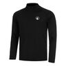 Big Serve 1/4 Zip Longsleeve Heren-Zwart