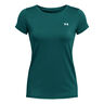 Heatgear T-shirt Dames - petrolblauw, 