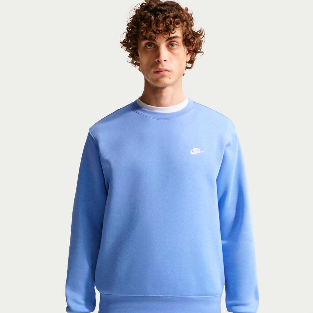 Nike Club Crew Sweatshirt Heren-lichtblauw