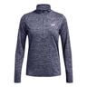 Tech Twist Warmup 1/2 Zip Longsleeve Dames-Blaugrau