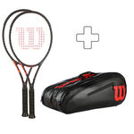Wilson Racketpakket Wilson Clash 100 V3.0 Tourracket