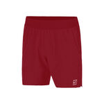 Nike Kleding Nike Court Dri-FIT Advantage 6in Shorts Heren - rood, wit