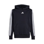 adidas Kleding adidas 3Stripes Fleece Trainingsjack Jongens - zwart, wit
