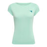 Court T-shirt Dames-groen