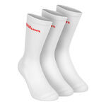 Wilson Kleding Wilson Crew Logo Tennissokken Unisex - wit, 