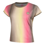 BIDI BADU Kleding BIDI BADU Spectrum T-shirt Dames-Bruin,Geel