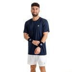 BIDI BADU Tenniskleding BIDI BADU Crew 2.0 T-shirt Heren-donkerblauw