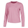 One Classic Dri-Fit Longsleeve Dames - pink, zwart