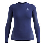 Odlo Kleding Odlo Performance WarmCrew Longsleeve Dames - blauw, 